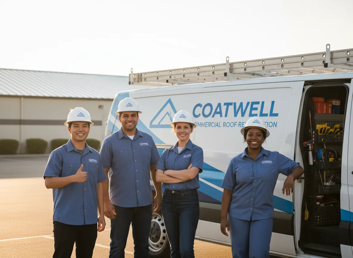 Commercial roof coating company in Cedar Lane, TX